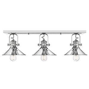 Golden - 3122-BA3 CH-CH - Three Light Bath Vanity - Kleine - Chrome