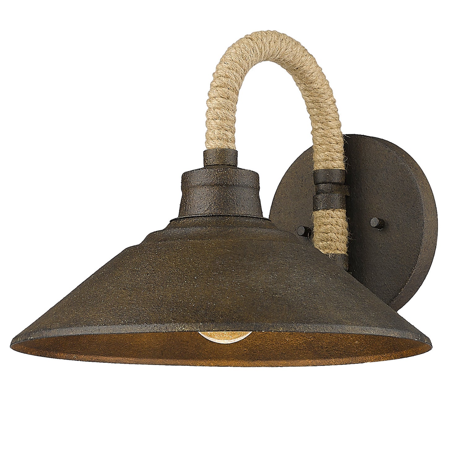 Golden - 3318-1W DR - One Light Wall Sconce - Journey DR - Dark Rust