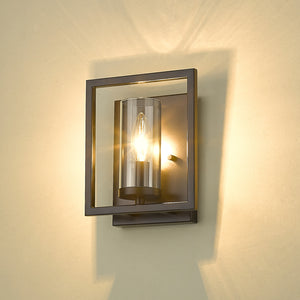 Golden - 6068-1W BLK - One Light Wall Sconce - Marco BLK - Matte Black