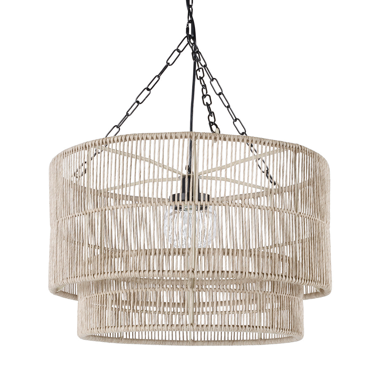 Palecek - 2046-79 - Outdoor Pendant - Tanner - Black
