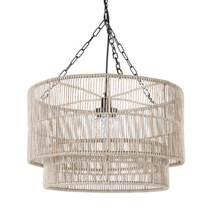 Palecek - 2046-79 - Outdoor Pendant - Tanner - Black