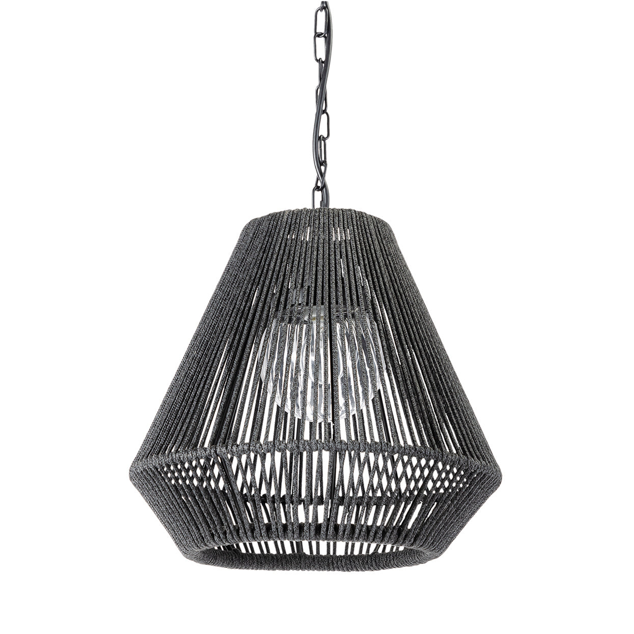 Palecek - 2047-79 - One Light Outdoor Pendant - Tanner - Black