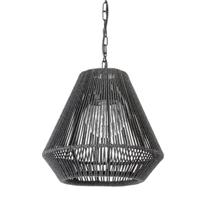 Palecek - 2047-79 - Outdoor Pendant - Tanner - Black