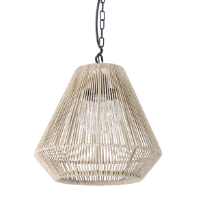 Palecek - 2048-79 - One Light Outdoor Pendant - Tanner - Black