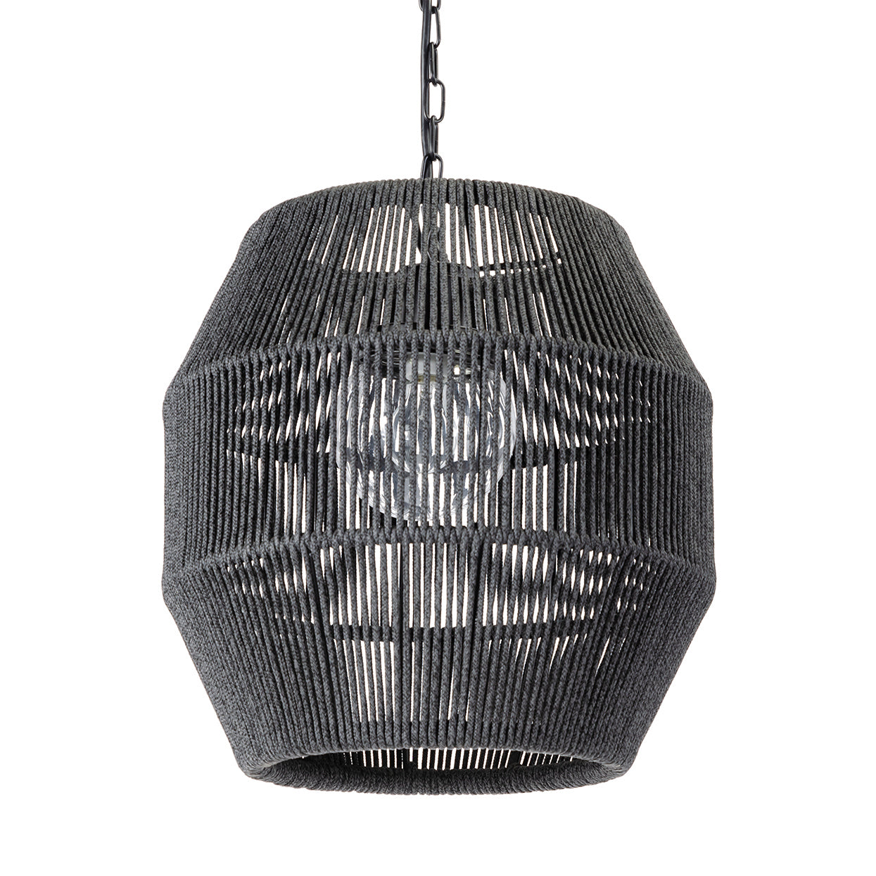 Palecek - 2049-79 - One Light Outdoor Pendant - Tanner - Black