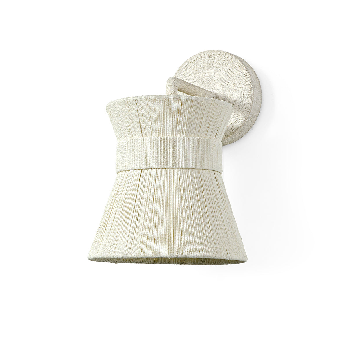 Palecek - 2076-79 - Wall Sconce - Cassidy - White Abaca
