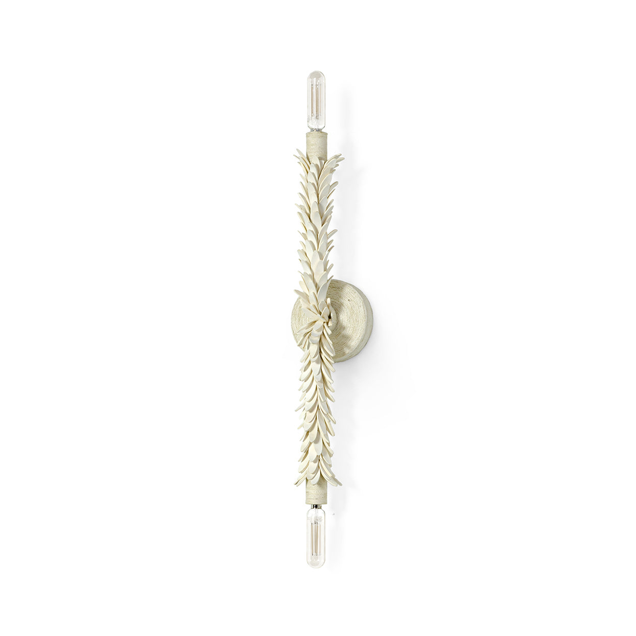 Palecek - 2095-79 - Wall Sconce - Larkspur - White Abaca