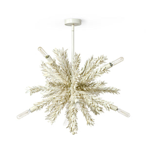 Palecek - 2109-79 - Eight Light Chandelier - Larkspur - Cream