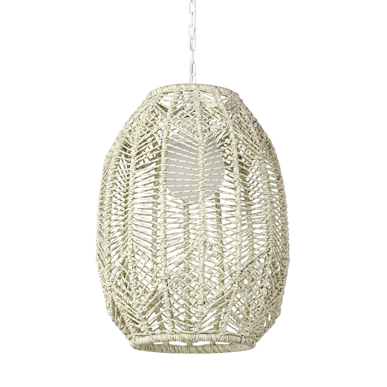 Palecek - 2120-79 - One Light Outdoor Pendant - Bahia - White