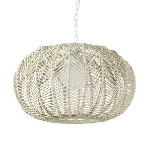 Palecek - 2137-79 - One Light Outdoor Pendant - Bahia - White