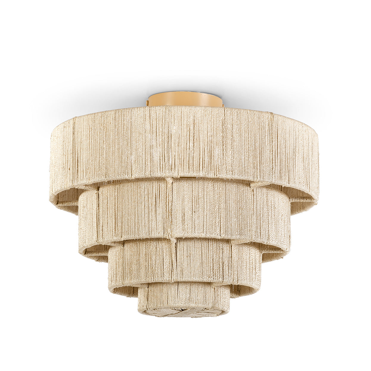 Palecek - 2432-79 - One Light Semi Flush Mount - Everly - Taupe