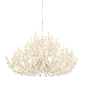 Palecek - 2448-79 - Five Light Chandelier - Seychelles - Cream