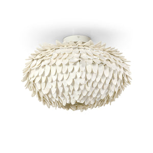 Palecek - 2627-79 - Semi Flush Mount - Mariposa - Off-White