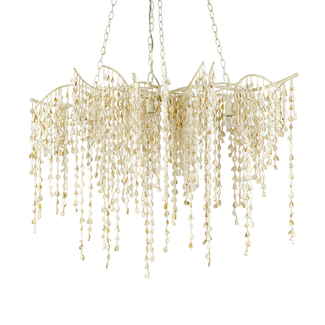 Palecek - 2635-79 - LED Chandelier - Calabria - Cream