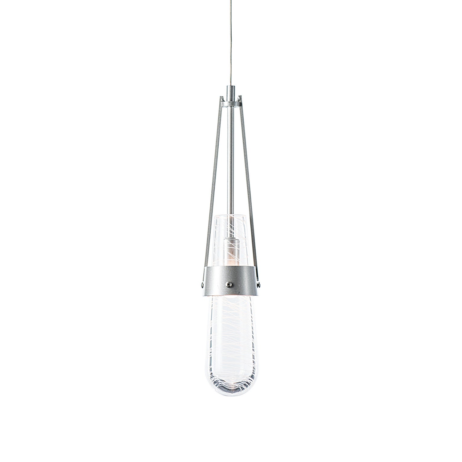 Hubbardton Forge - 161042-SKT-STND-89-YJ0434 - Link Blown Glass Low Voltage Mini Pendant - Link - Ink