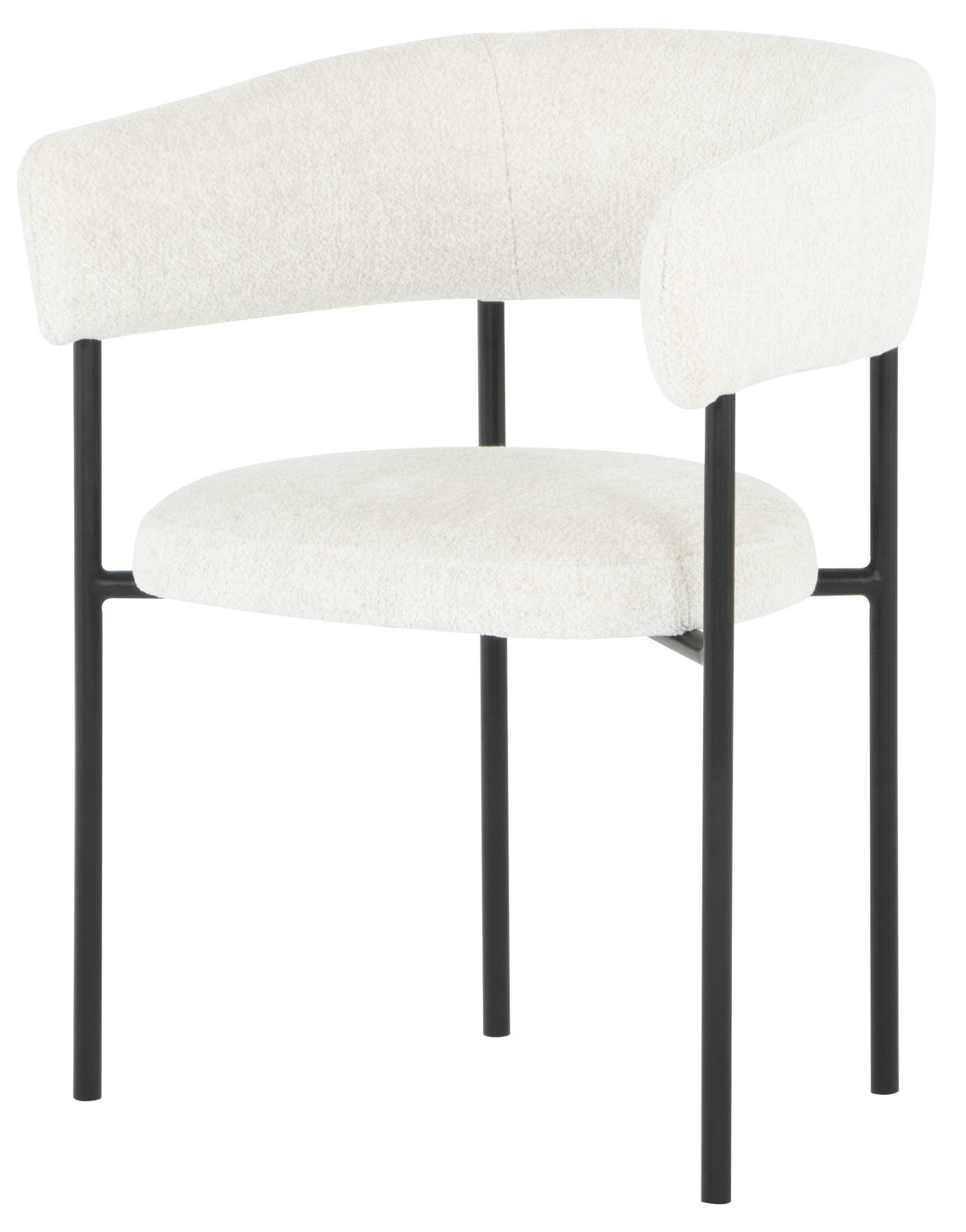 Nuevo - HGSN154 - Dining Chair - Cassia - Buttermilk Boucle