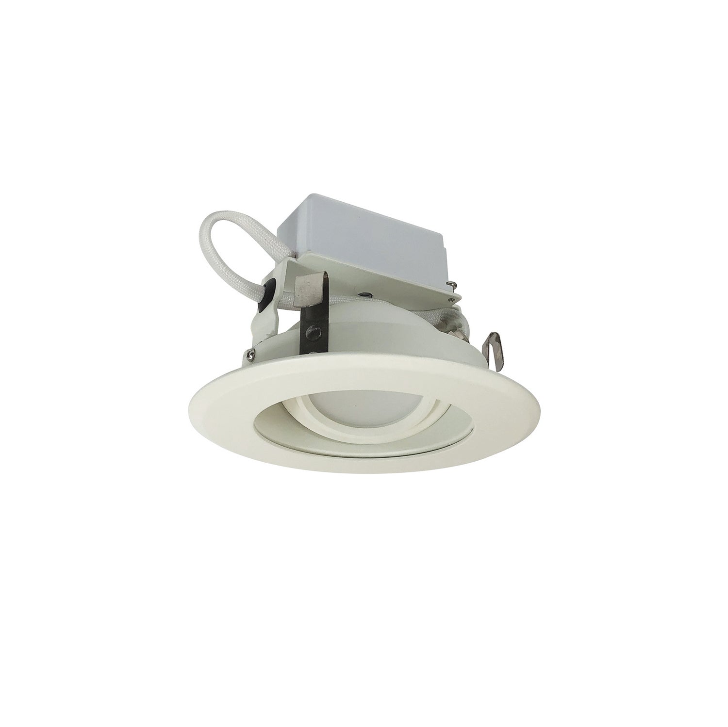 Nora Lighting - NLCBC-46940XMPW - 4"Adjustable - Rec LED Cobalt 4" Adj Ret - Matte Powder White