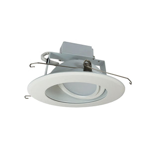 Nora Lighting - NLCBC-66927XMPW - 6"Adjustable - Rec LED Cobalt 6" Adj Ret - Matte Powder White