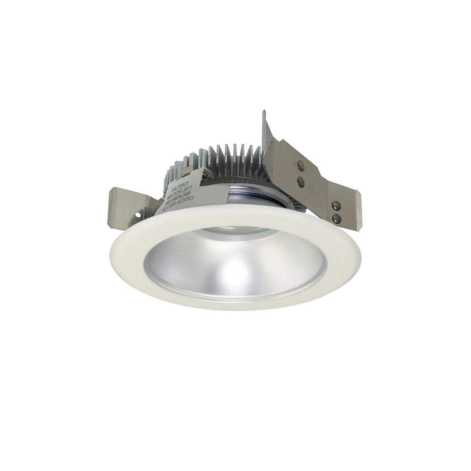 Nora Lighting - NLCBS-4W511235HMPW - Recessed - Cobalt Shallow Hl W/Trim - Haze / Matte Powder White