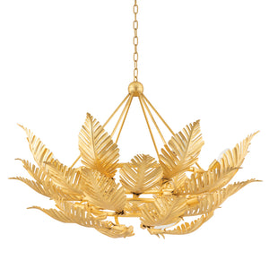 Corbett Lighting - 317-412-GL - 12 Light Chandelier - Tropicale - Gold Leaf