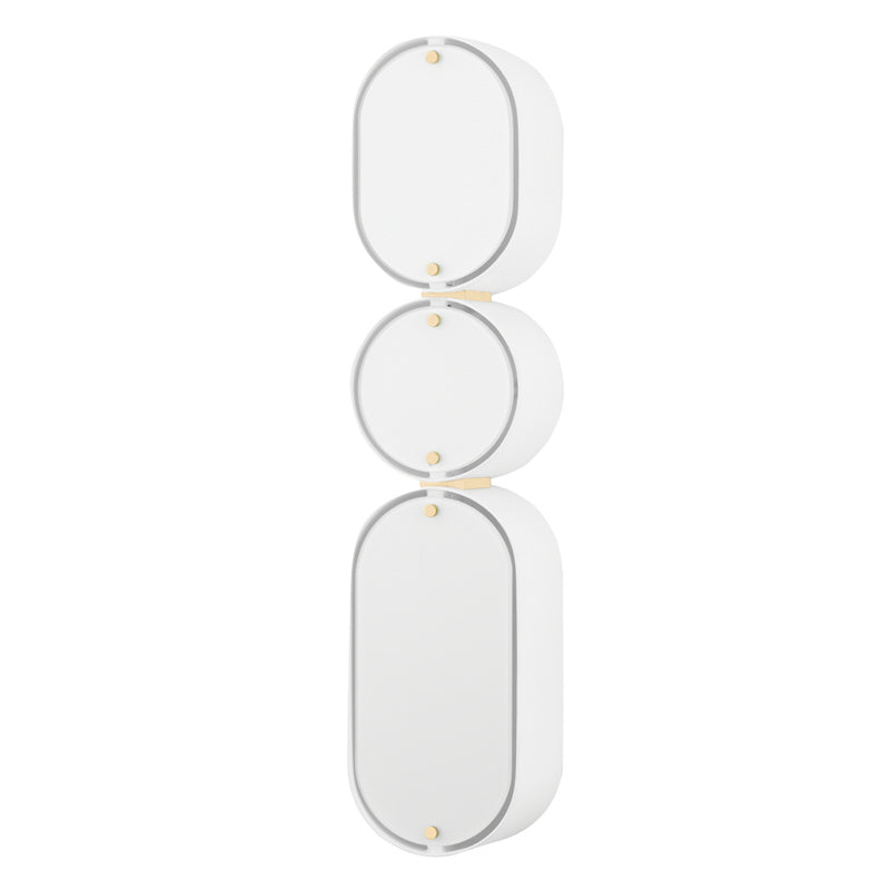 Corbett Lighting - 393-03-SWH/VB - Three Light Wall Sconce - Opal - Soft White/Vintage Brass