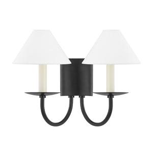 Mitzi - H464102-SBK - Two Light Wall Sconce - Lenore - Soft Black