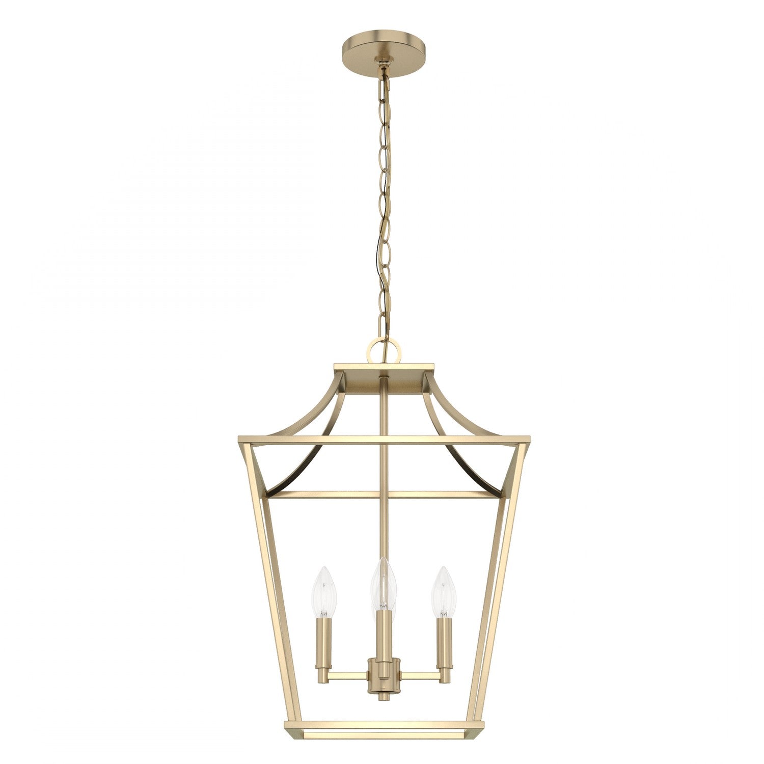 Hunter - 19069 - Four Light Pendant - Laurel Ridge - Alturas Gold