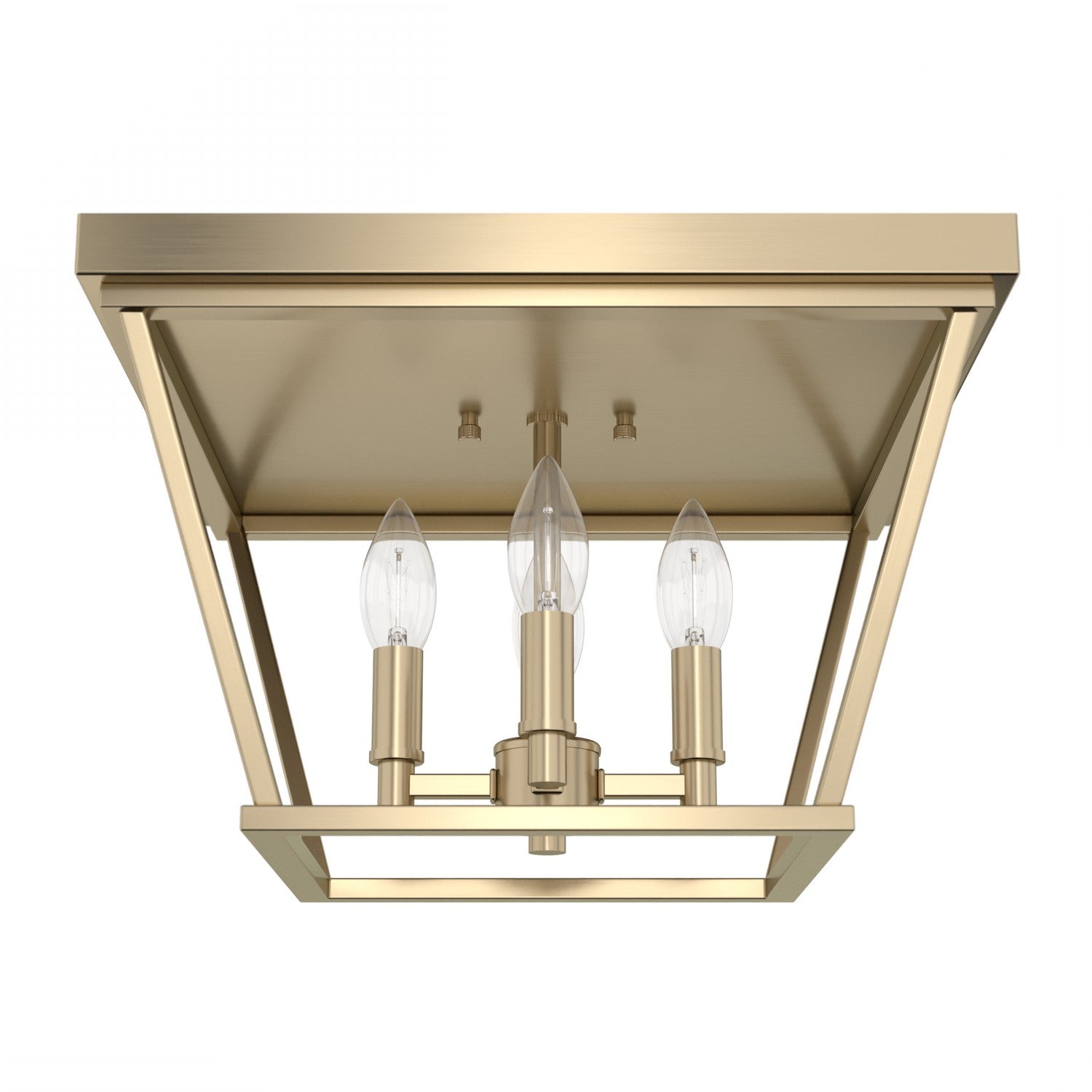 Hunter - 19075 - Four Light Flush Mount - Laurel Ridge - Alturas Gold