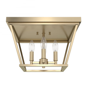 Hunter - 19075 - Four Light Flush Mount - Laurel Ridge - Alturas Gold