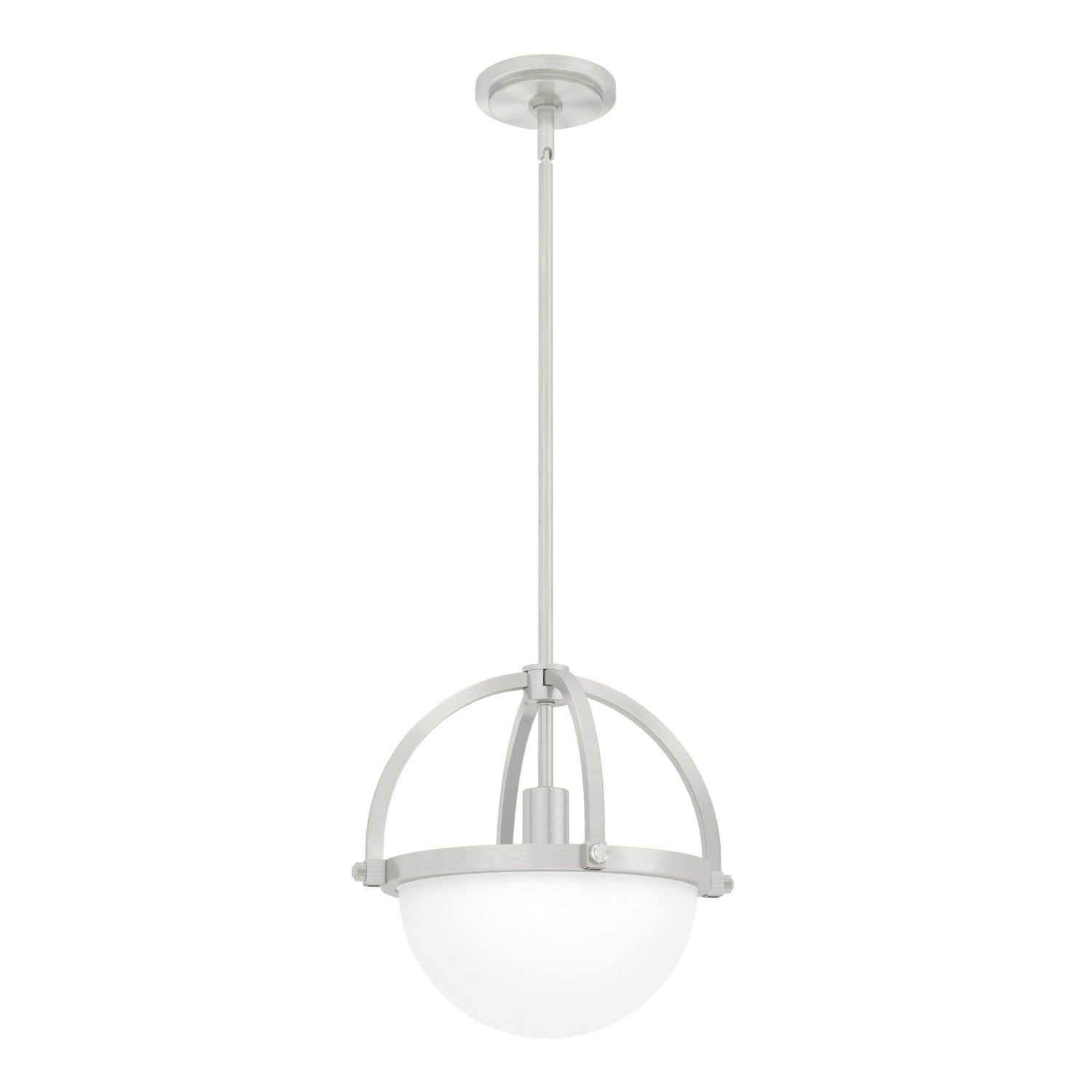 Hunter - 19233 - One Light Pendant - Wedgefield - Brushed Nickel