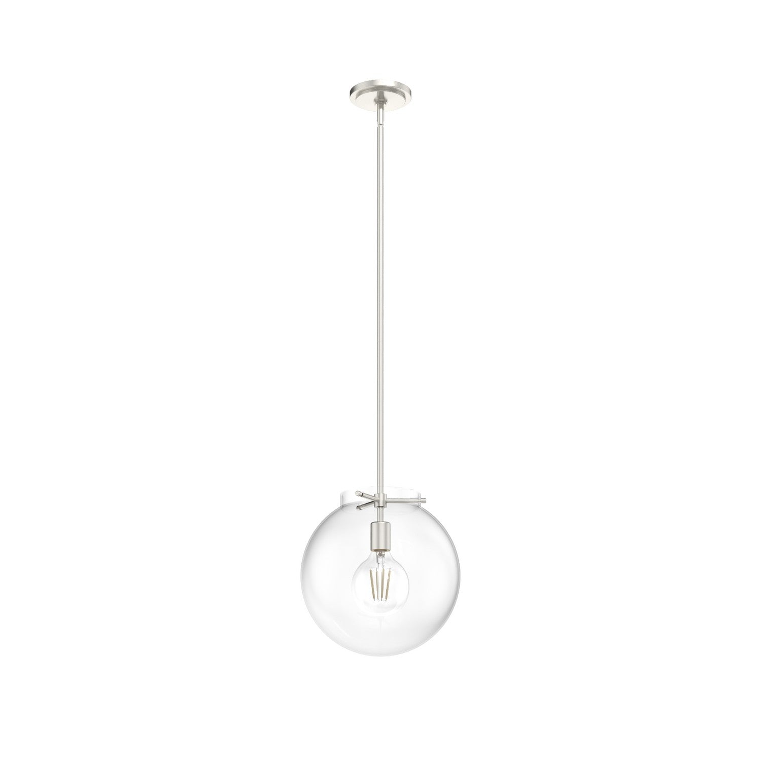 Hunter - 19661 - One Light Pendant - Sacha - Brushed Nickel