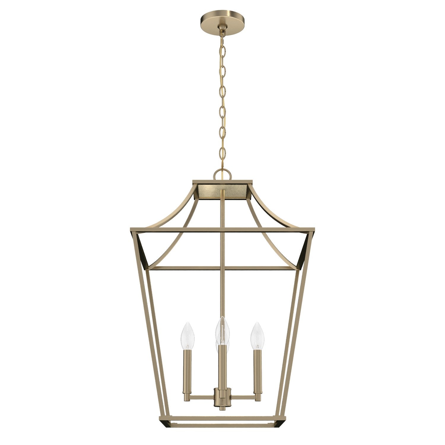 Hunter - 19874 - Four Light Pendant - Laurel Ridge - Alturas Gold