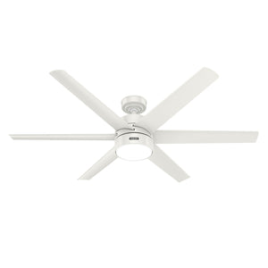 Hunter - 51476 - 60" Ceiling Fan - Solaria - Fresh White