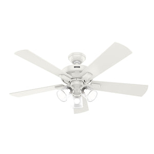 Hunter - 51859 - 52" Ceiling Fan - Crestfield - Fresh White