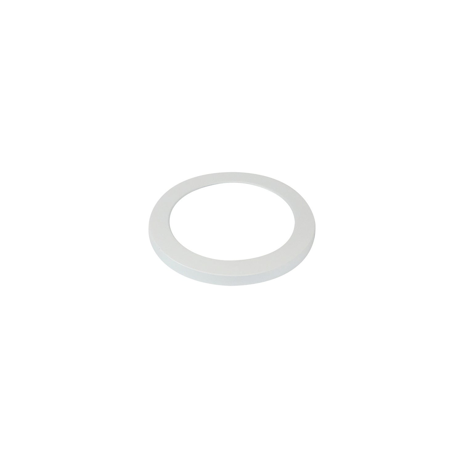 Nora Lighting - NLOCAC-6RMPW - 6" Round Magnetic Trim Ri - Rec LED Elo Nelocac - Matte Powder White