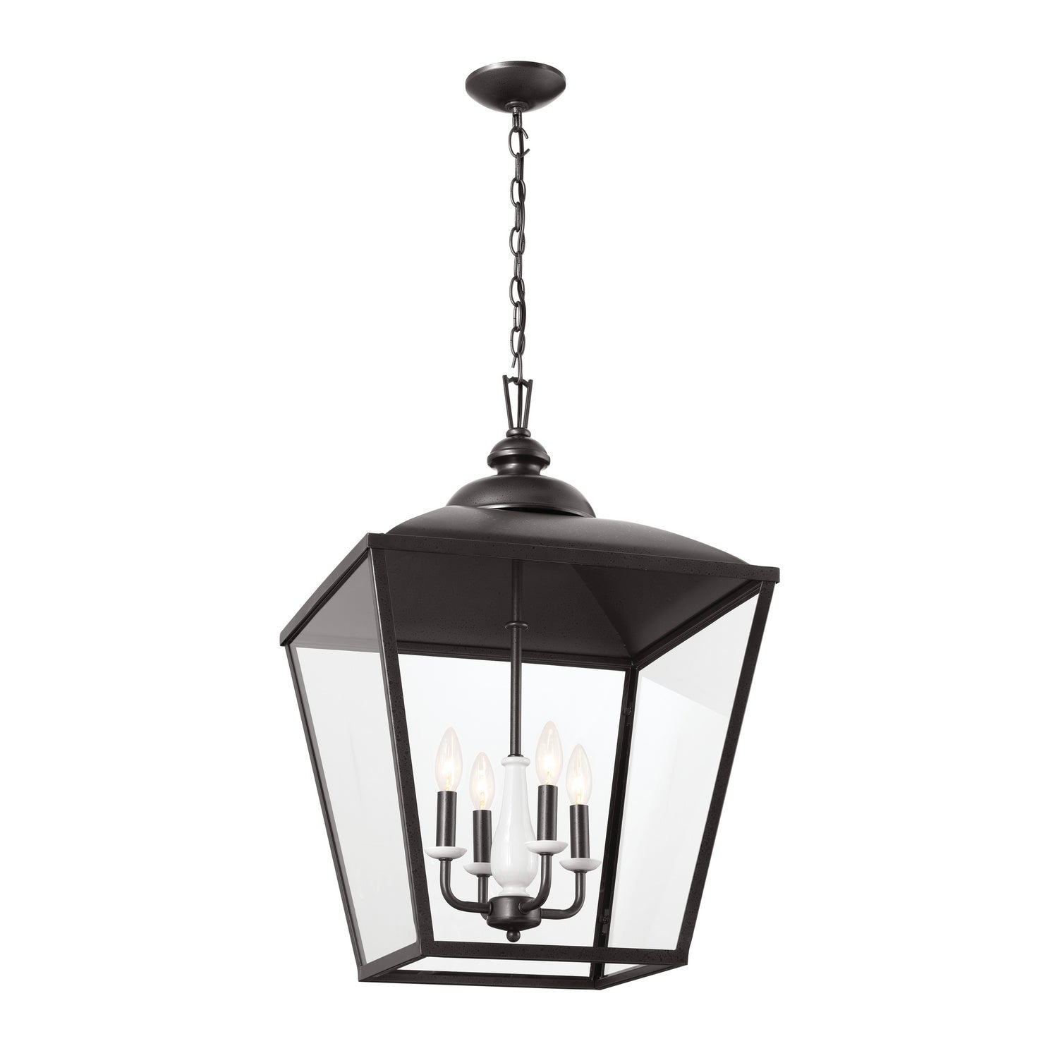 Kichler - 52475AVI - Four Light Foyer Pendant - Dame - Anvil Iron