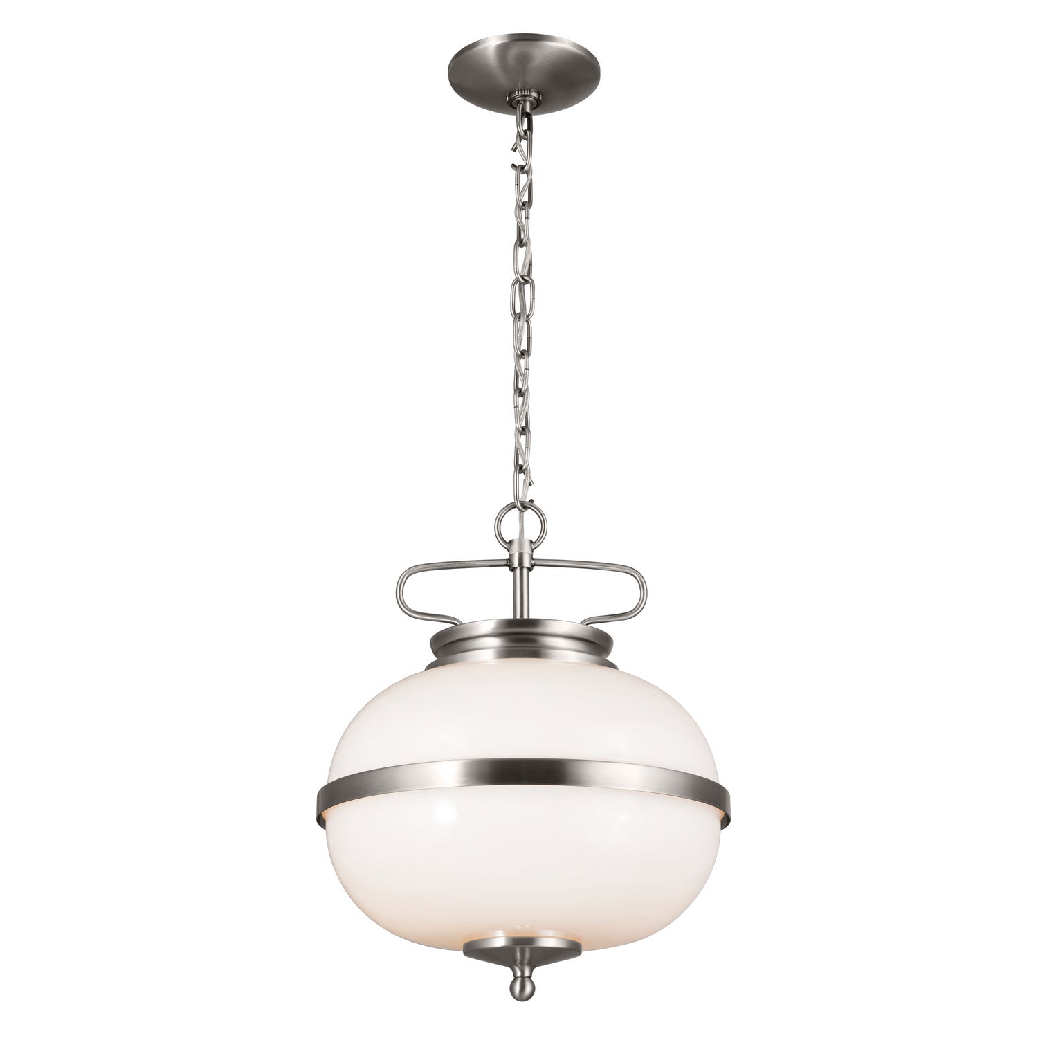 Kichler - 52478CLP - Two Light Pendant - Opal - Classic Pewter