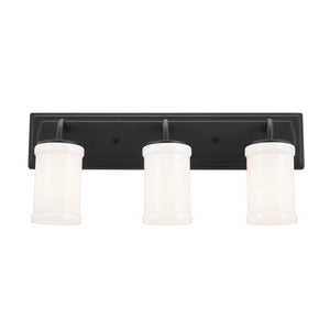 Kichler - 55131BKT - Three Light Bath - Vetivene - Textured Black