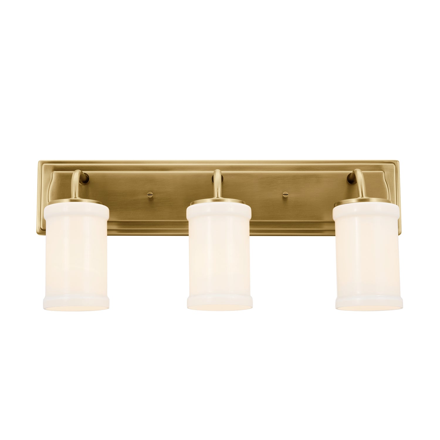 Kichler - 55131NBR - Three Light Bath - Vetivene - Natural Brass