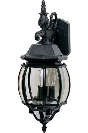 Maxim - 1034BK - Three Light Outdoor Wall Lantern - Crown Hill - Black