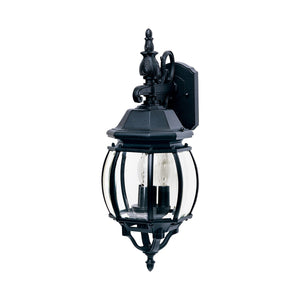 Maxim - 1034BK - Three Light Outdoor Wall Lantern - Crown Hill - Black