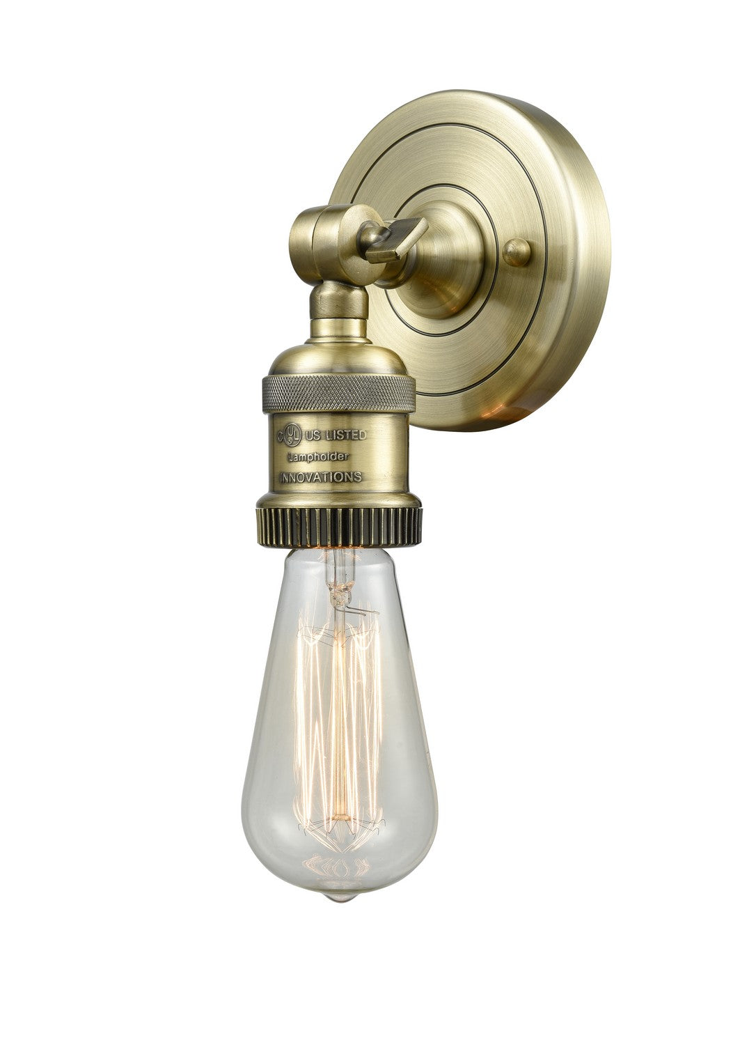 Innovations - 202ADA-AB-LED - LED Wall Sconce - Franklin Restoration - Antique Brass