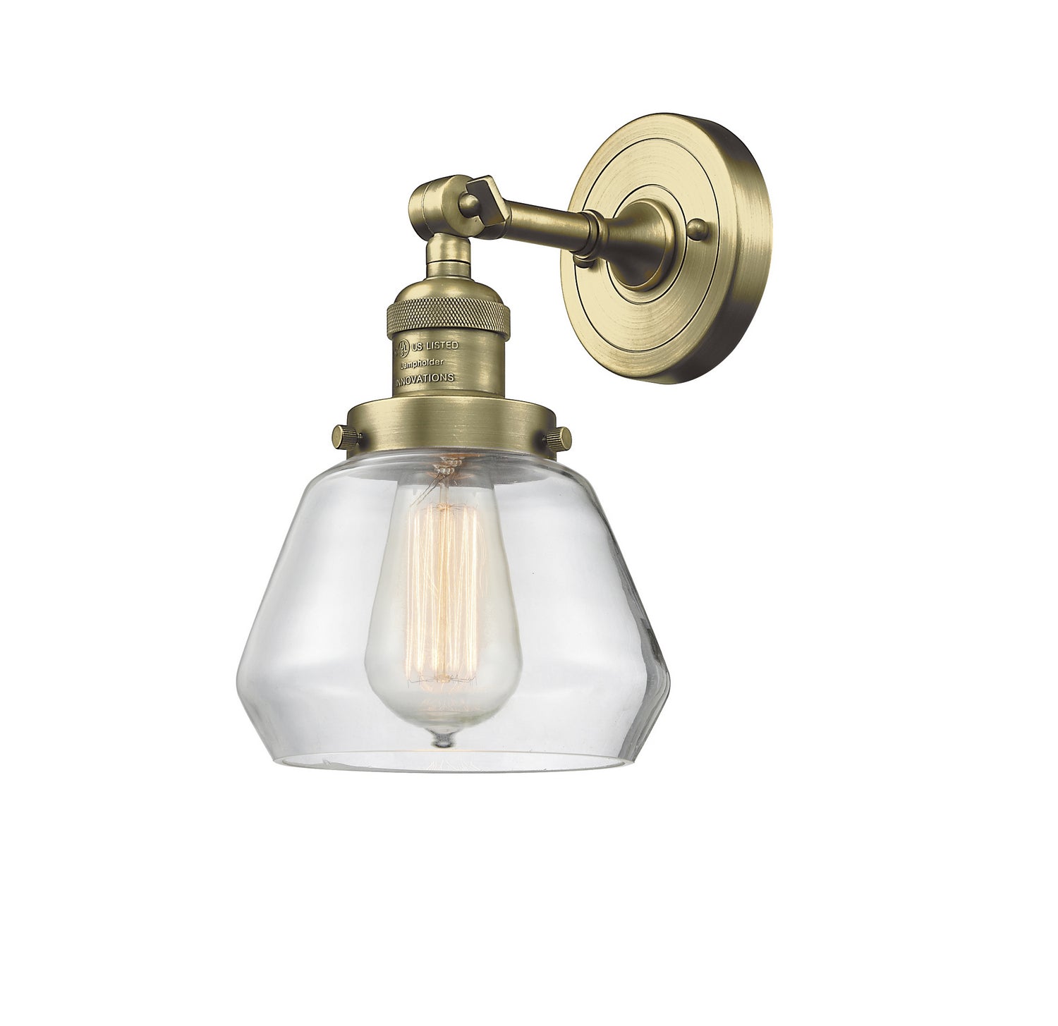 Innovations - 203-AB-G172-LED - LED Wall Sconce - Franklin Restoration - Antique Brass