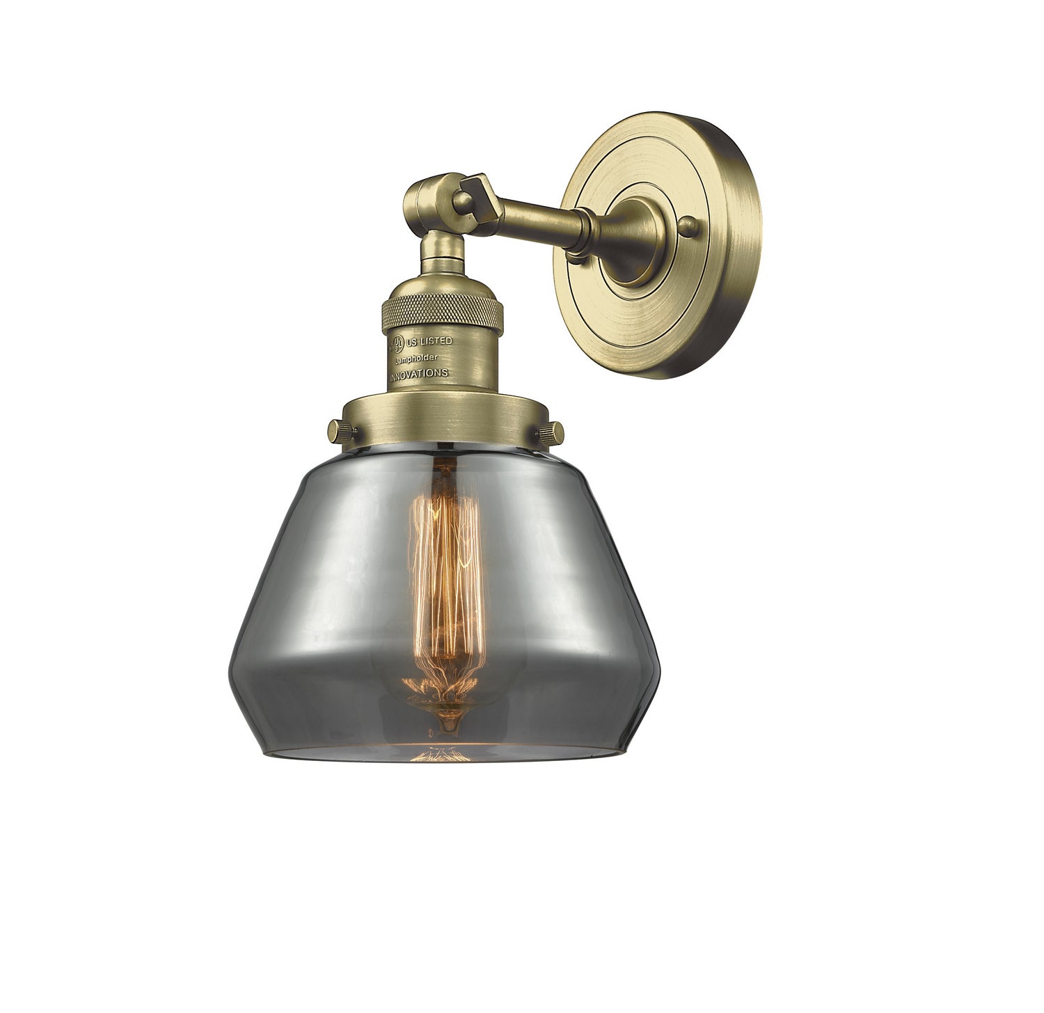 Innovations - 203-AB-G173-LED - LED Wall Sconce - Franklin Restoration - Antique Brass