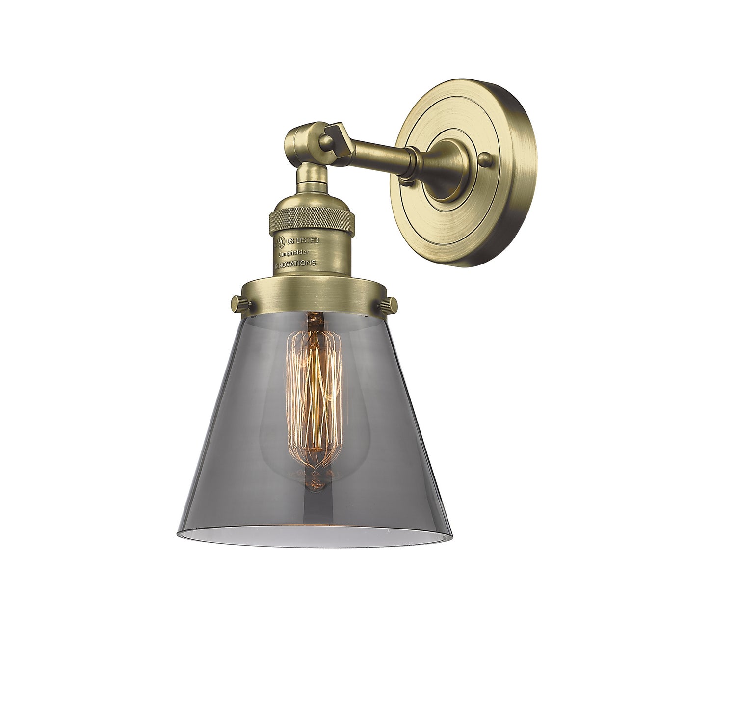 Innovations - 203-AB-G63-LED - LED Wall Sconce - Franklin Restoration - Antique Brass