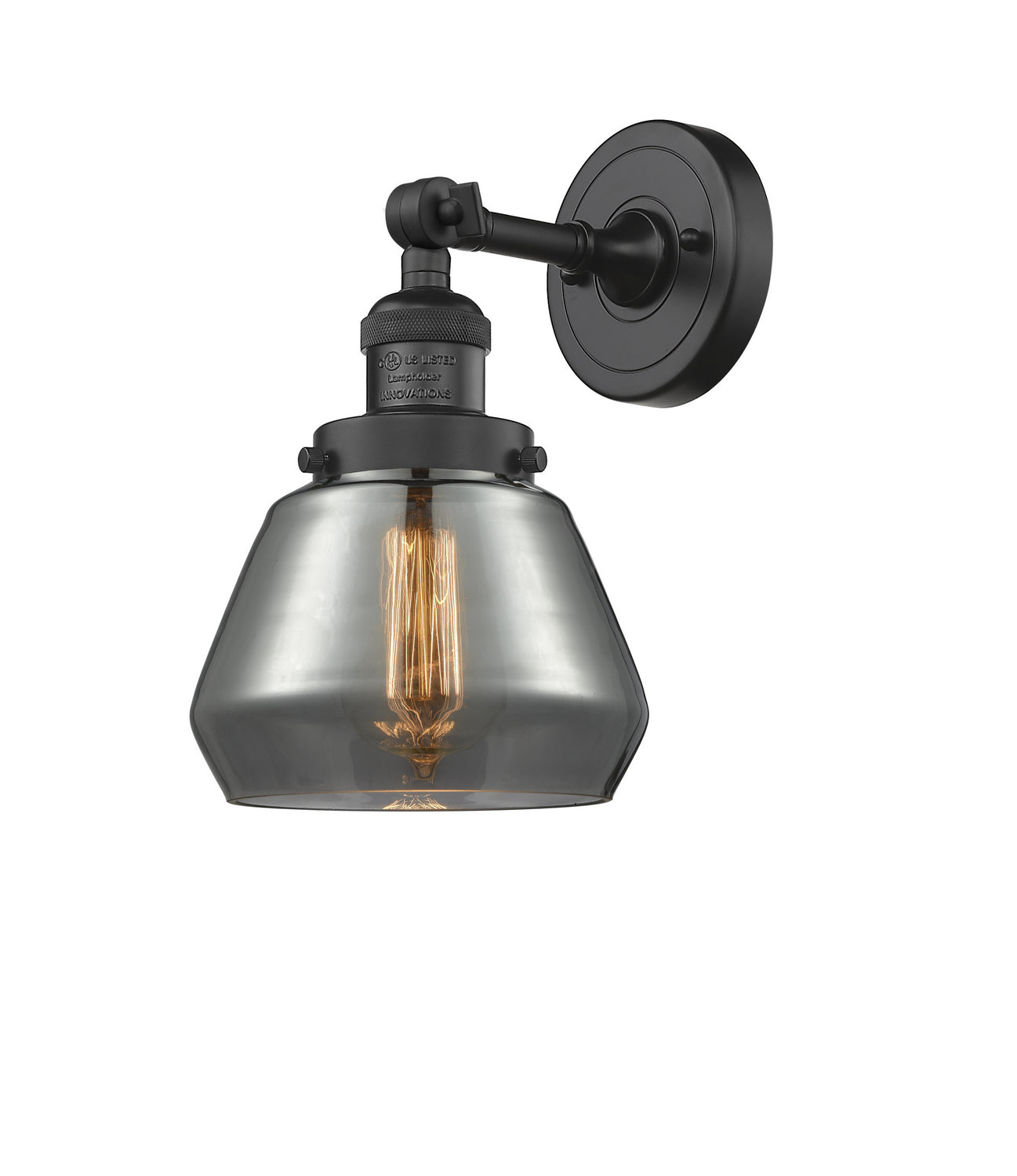 Innovations - 203-BK-G173-LED - LED Wall Sconce - Franklin Restoration - Matte Black