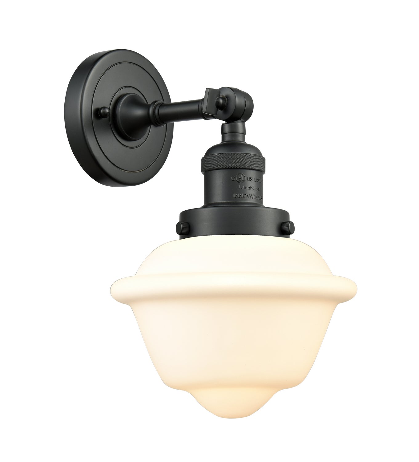 Innovations - 203-BK-G531-LED - LED Wall Sconce - Franklin Restoration - Matte Black