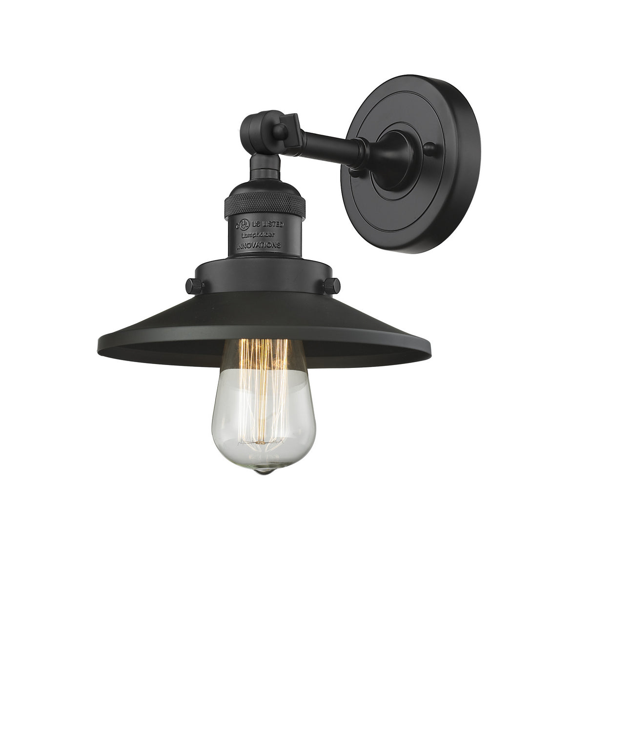 Innovations - 203-BK-M6-LED - LED Wall Sconce - Franklin Restoration - Matte Black