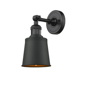 Innovations - 203-BK-M9-BK-LED - LED Wall Sconce - Franklin Restoration - Matte Black