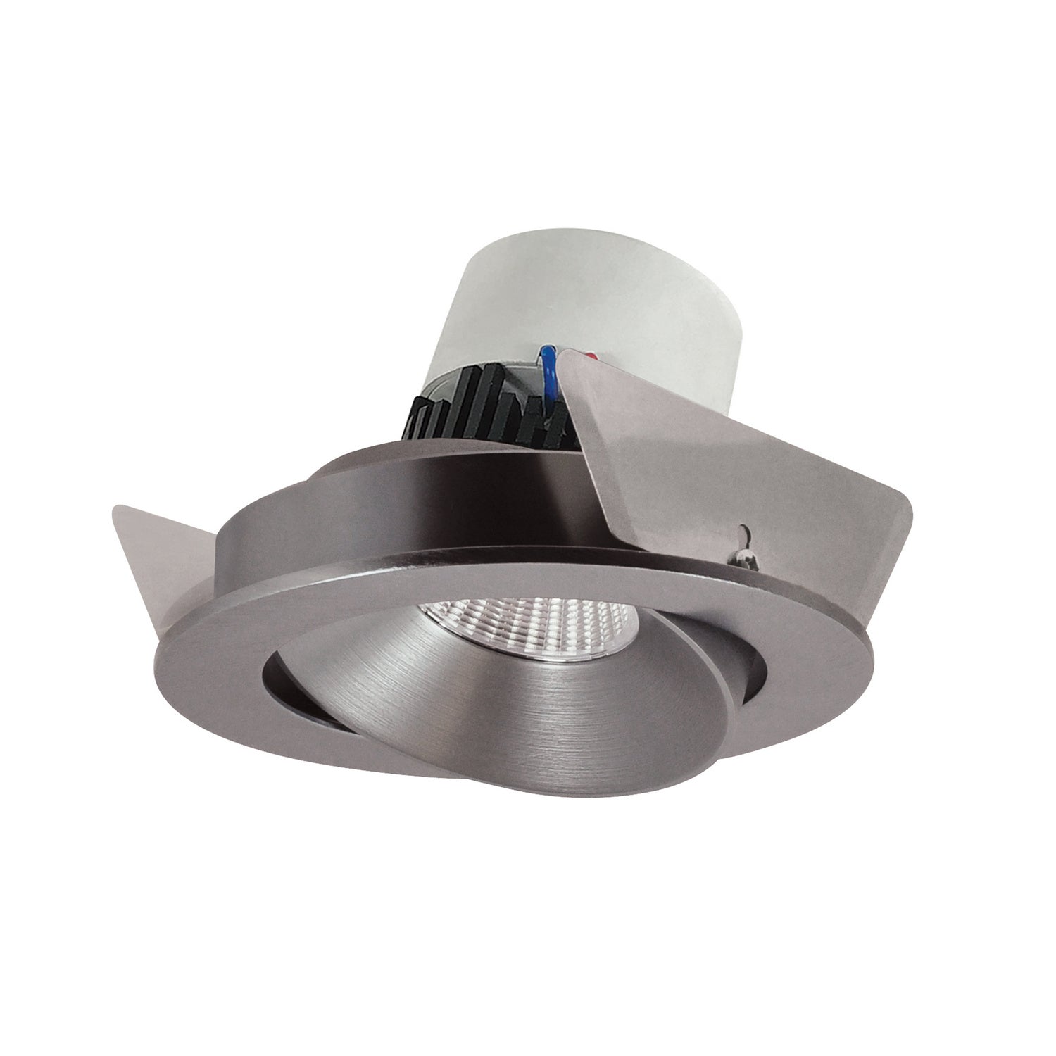 Nora Lighting - NPR-4RC27XNN - Adjustable Trim - LED Pearl - Natural Metal Reflector / Natural Metal Flange